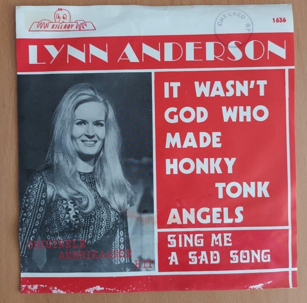 Lynn Anderson - It Was God Who Made ..(Killroy/Telstar 1636), Fotohoes, 7 inch, Ophalen of Verzenden, Zo goed als nieuw