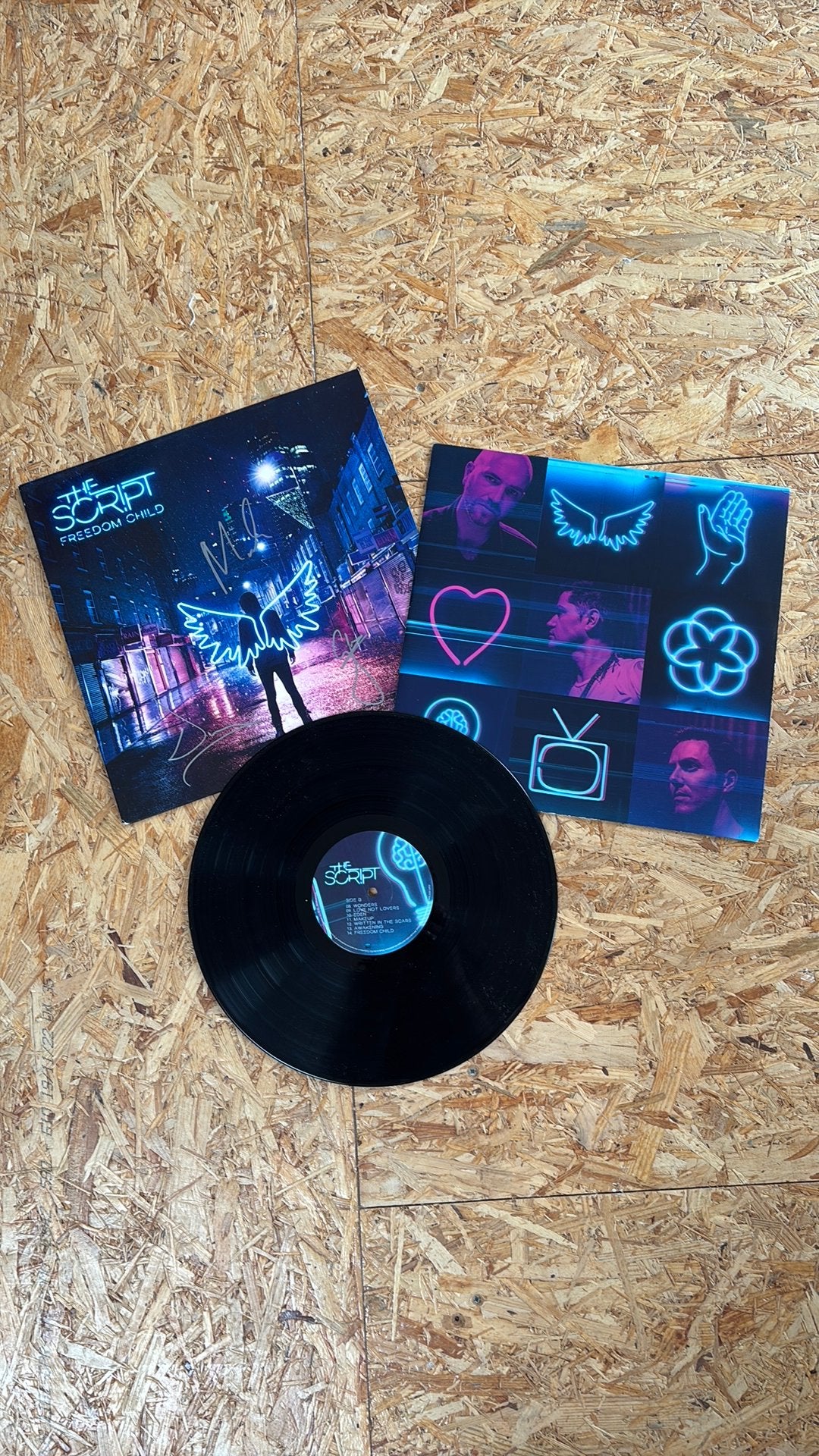 The Script Freedom Child Vinyl LP album gesigneerd, Ophalen of Verzenden, Zo goed als nieuw