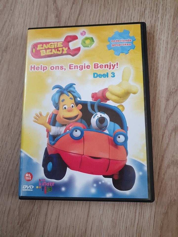 Engie Benjy DVD's: Help ons, Engie Benjy! Deel 3 & l 1, Cd's en Dvd's, Dvd's | Kinderen en Jeugd, Gebruikt, Alle leeftijden, Tv-serie