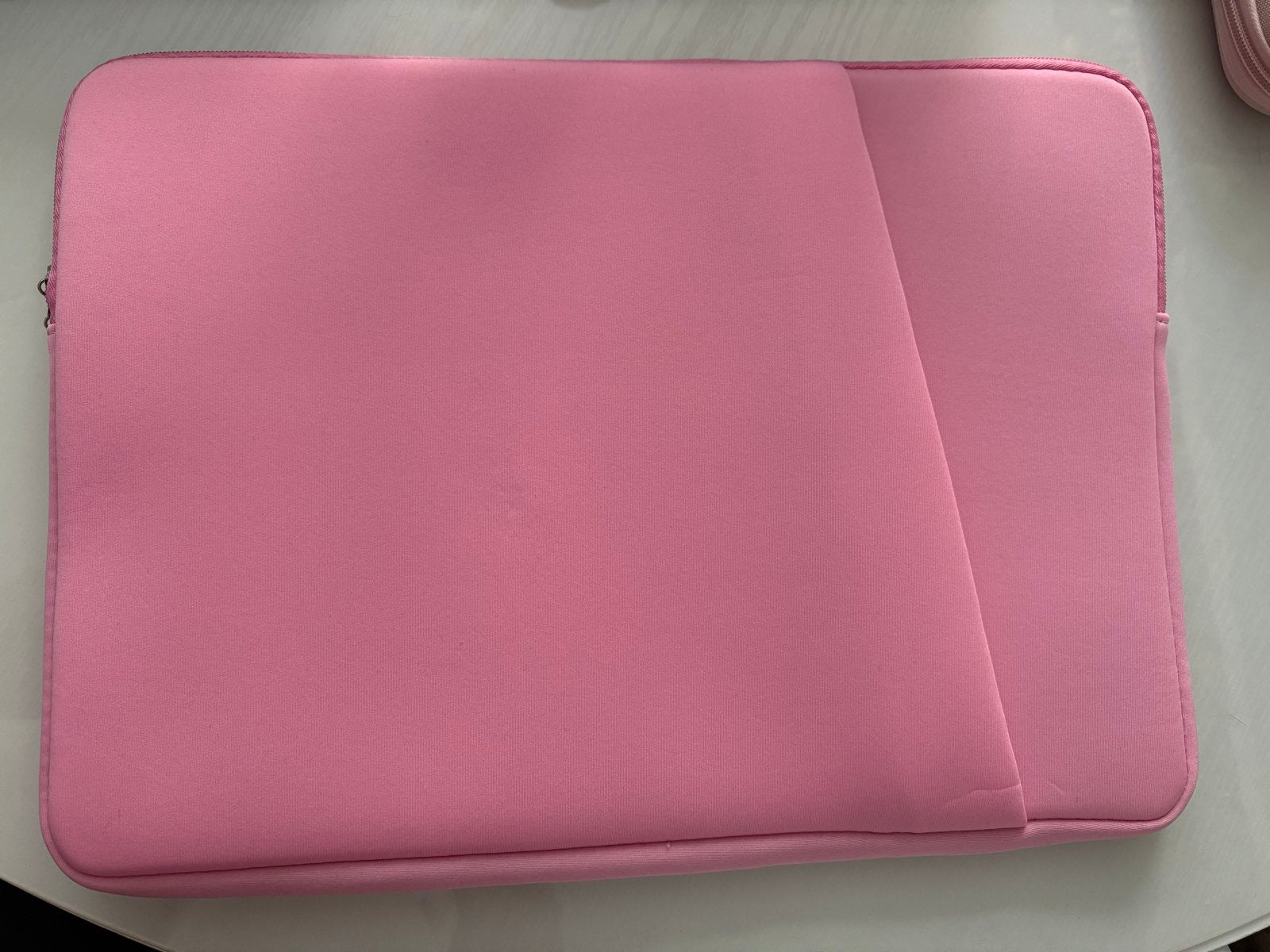 Roze laptophoes voor 17 inch laptop, Ophalen, Gevoerd laptopvak, 17 inch of meer, Roze