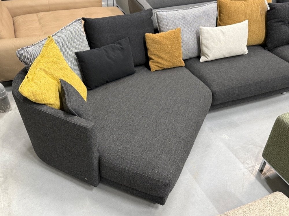 Nieuw Rolf Benz Onda Hoekbank Antraciet Design Bank 440, Leolux Jori Montis Gelderland Harvink COR De Sede Wittmann, Service@rolf-benz.com