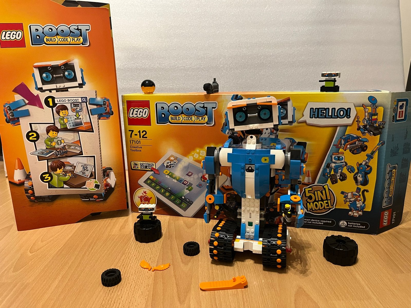 LEGO Boost 5in1 - Robot Bouwset, Kinderen en Baby's, Speelgoed | Bouwstenen, Zo goed als nieuw, Overige merken, Ophalen