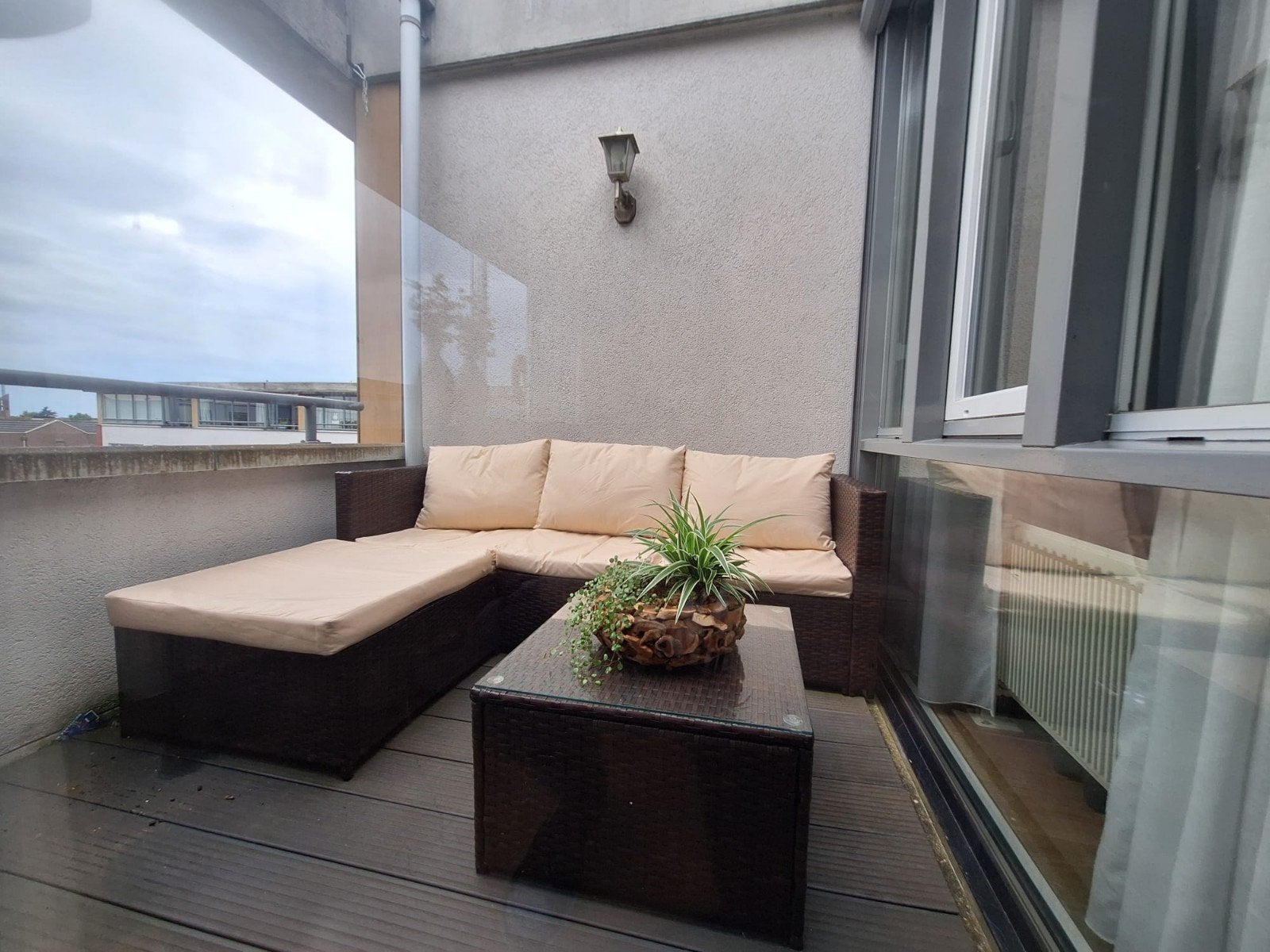 MaxxGarden Loungeset - Rattan Hoekset 4 persoon - Bruin, Ophalen, Bank