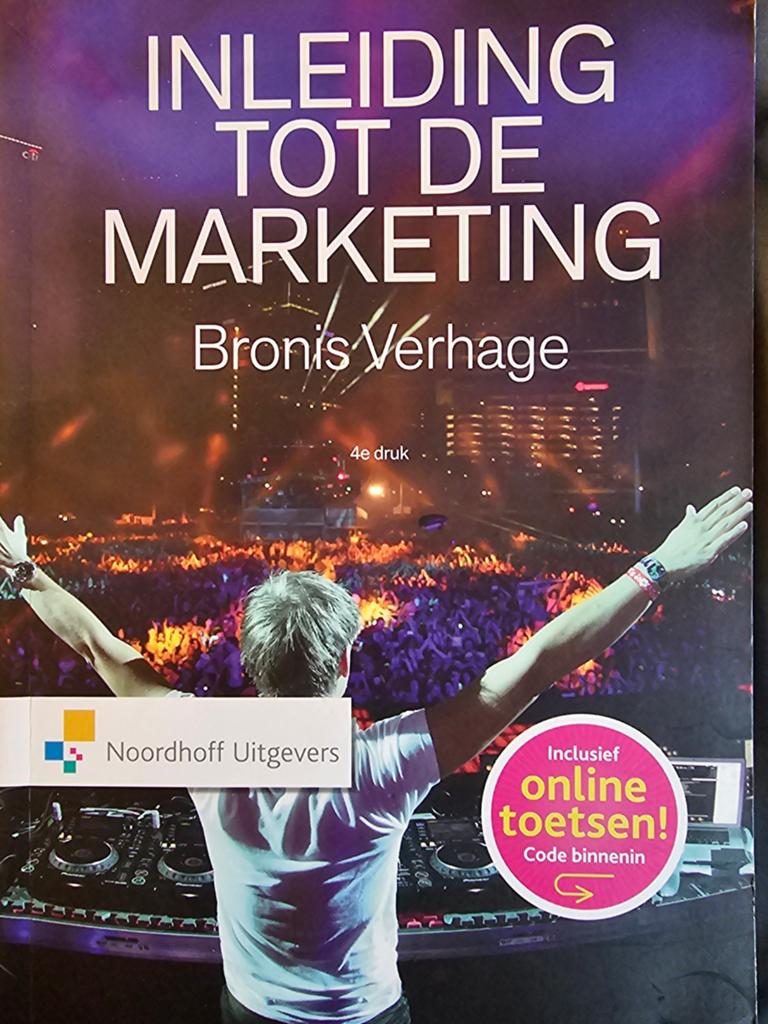 Bronis Verhage - Inleiding tot de marketing, Ophalen of Verzenden, Zo goed als nieuw, Bronis Verhage