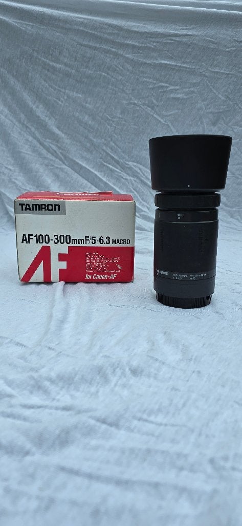 Tamron AF 100 - 300mm Macro lens voor Canon AF, Audio, Tv en Foto, Fotografie | Lenzen en Objectieven, Ophalen, Gebruikt, Overige vattingen