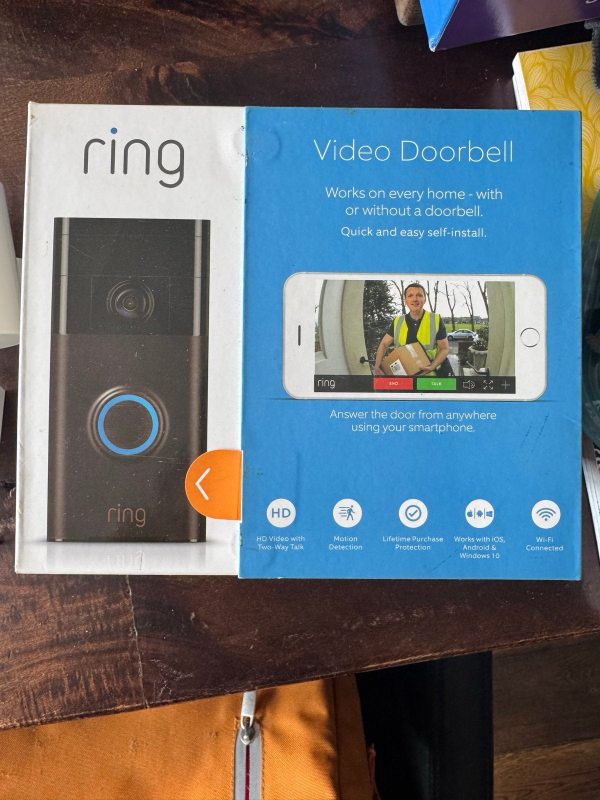 Ring Video Deurbel & 2 Indoor Cams - Beveiligingsset, Beweging, Ophalen of Verzenden, Zo goed als nieuw, Compleet systeem