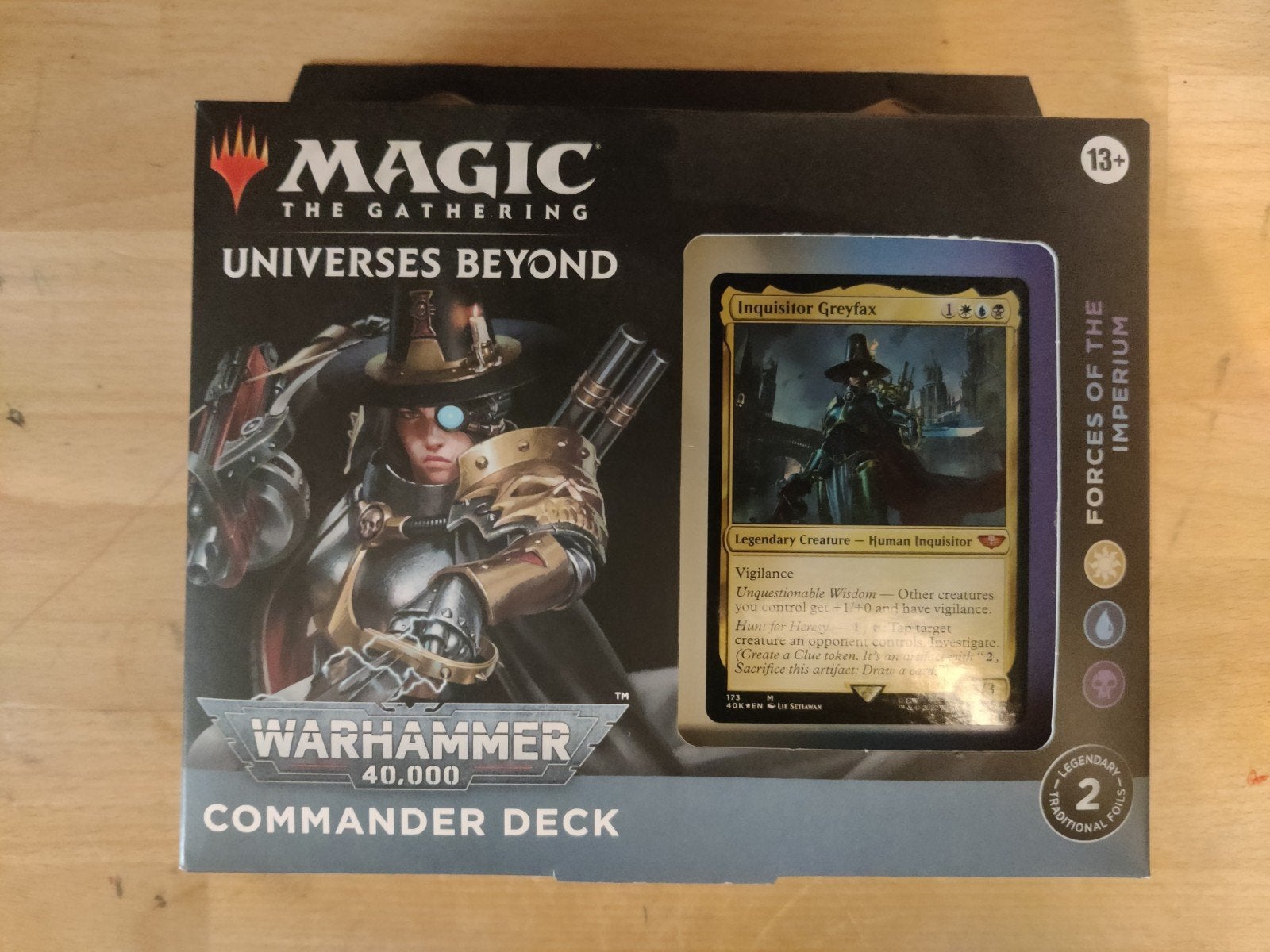 Warhammer 40.000: "Forces of the Imperium" Commander Deck, Hobby en Vrije tijd, Ophalen of Verzenden, Nieuw, Speeldeck