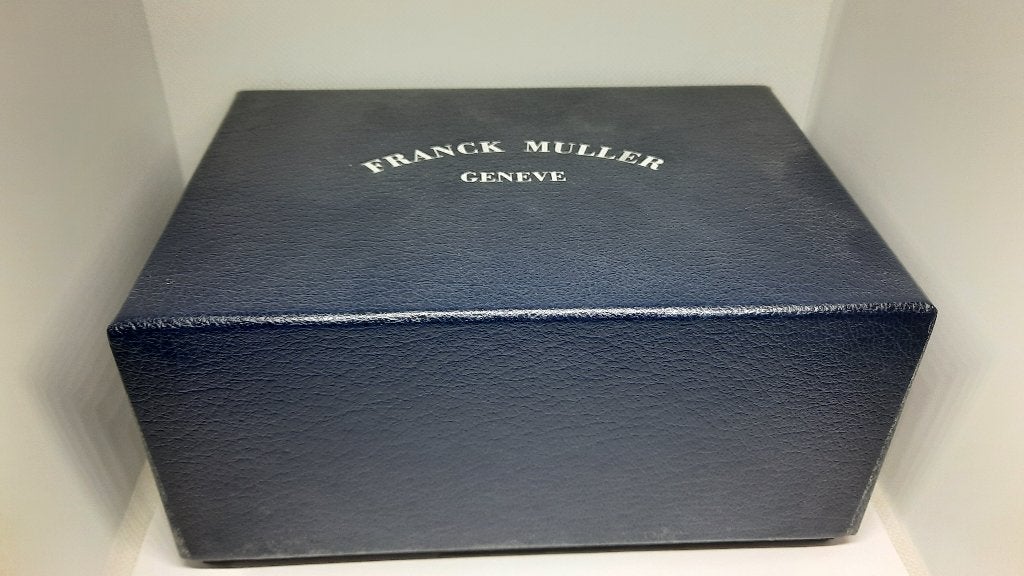 Franck Muller Blauwe Heren / Dames Horloge Buitendoos, Ophalen of Verzenden, Gebruikt