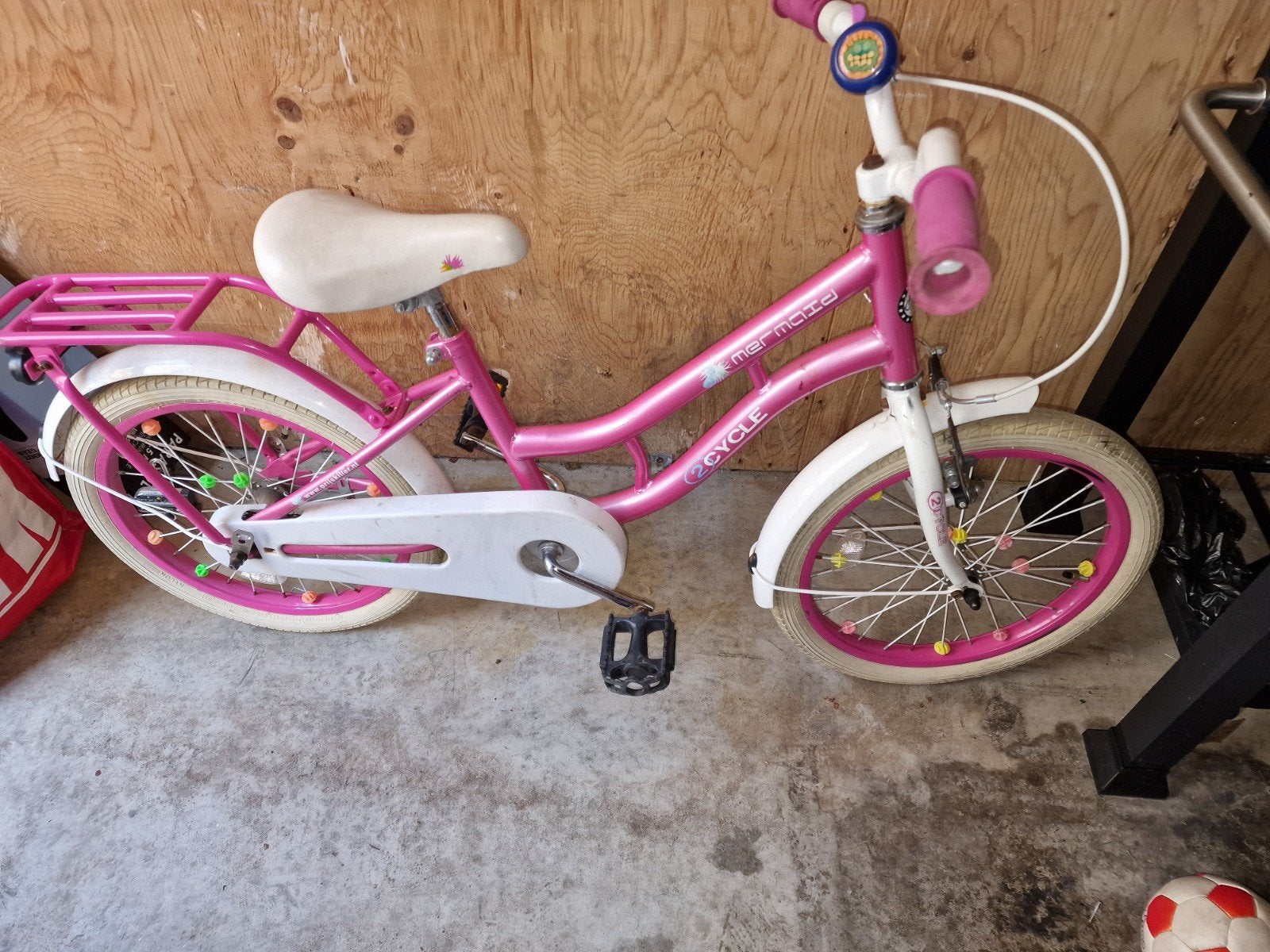 Meisjesfiet, Fietsen en Brommers, Ophalen, Gebruikt, 18 inch
