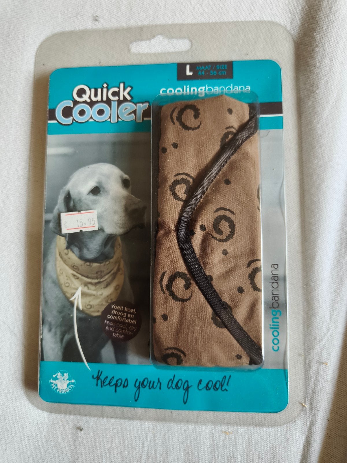 Beeztees Quick Cooler koelhalsband in maat L (44-56 cm)., Ophalen, Nieuw