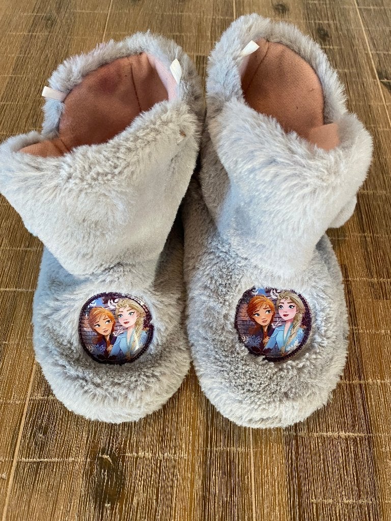 ELSA FROZEN GRIJS SLOFJES, maat: 30, Slofjes, Gebruikt, Meisje, Ophalen of Verzenden