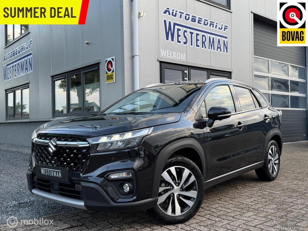 Suzuki S-Cross 1.5 Hybrid Style AUT Acc Pano 360ºCam Trekh., Auto's, Suzuki, Gebruikt, Zwart, 4 cilinders, Zwart