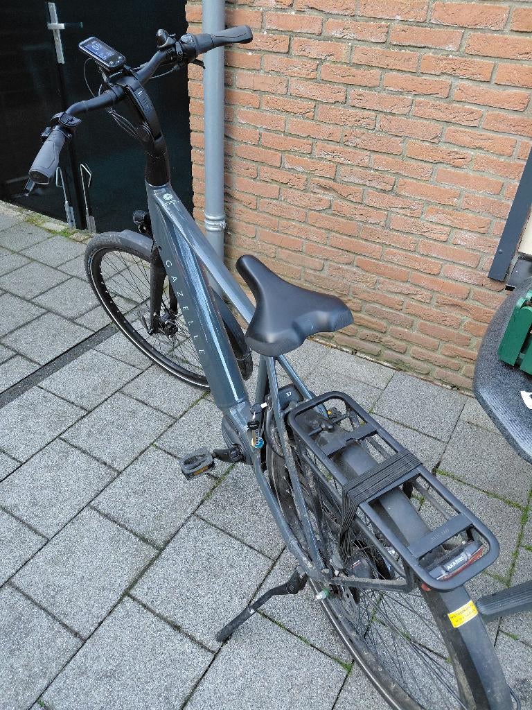 Gazelle Chamonix C7 HMS 57cm e-bike, antraciet grey blank, Fietsen en Brommers, Elektrische fietsen, Ophalen, Zo goed als nieuw