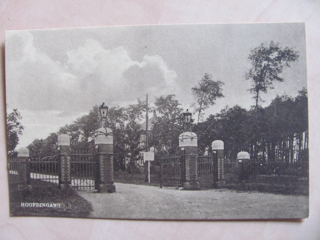 Bergen op Zoom 1938 Stichting Vrederust ingang, Ophalen of Verzenden, 1920 tot 1940, Gelopen, Noord-Brabant