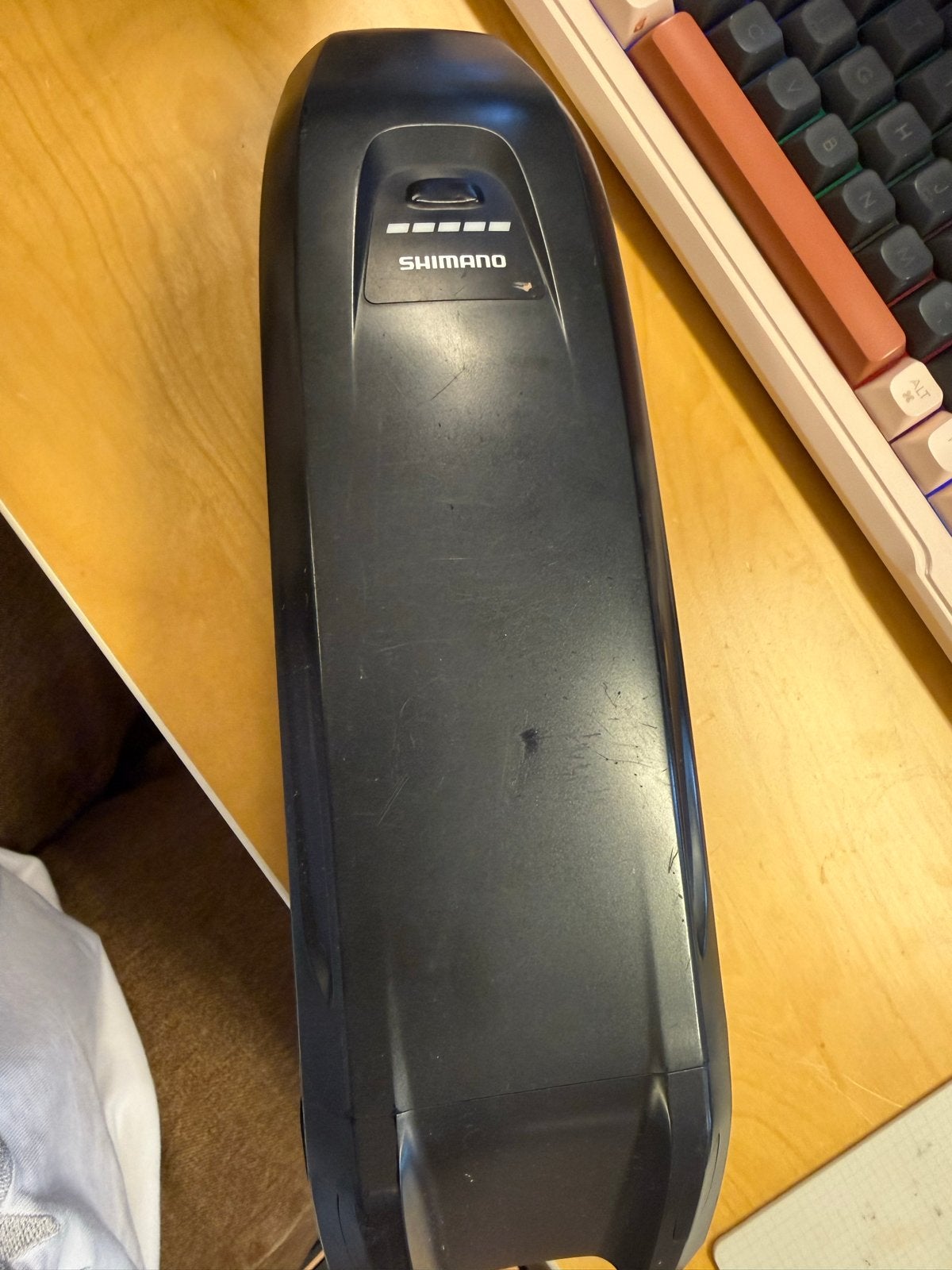 Shimano STEPS BT-E8014 e-bike accu 36V 11.6Ah 418Wh, Ophalen of Verzenden, Gebruikt