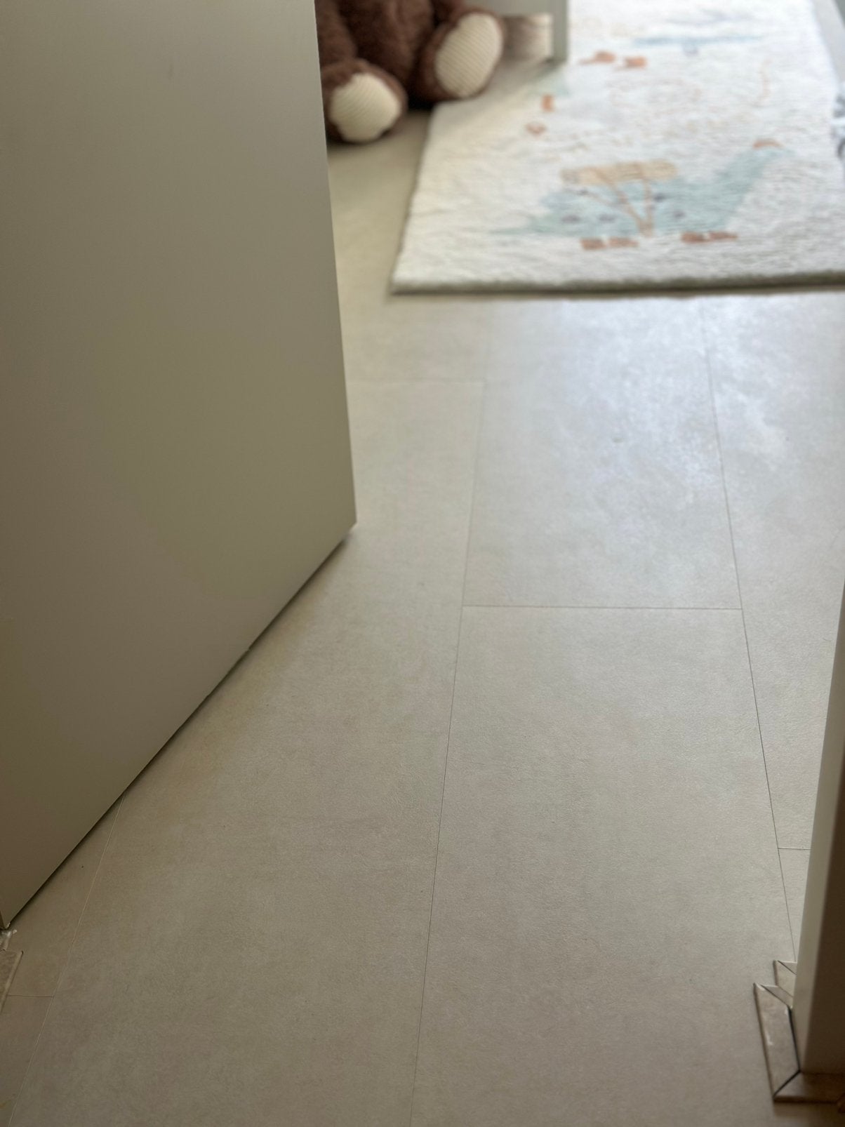 Ambiant Detroit Beton Crème laminaat + ondervloer, Ophalen, Betonlook, Zo goed als nieuw, Crème