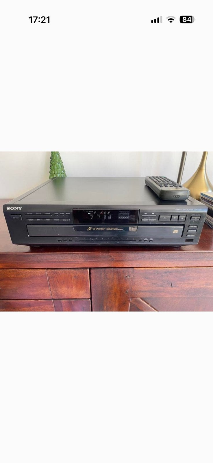 Sony cd speler, Ophalen of Verzenden, Gebruikt, Sony, Wisselaar