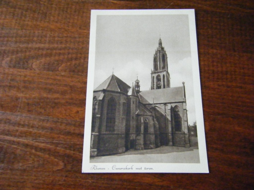 P38 - Rhenen - Cunerakerk - Mooi/ Oud, Ophalen of Verzenden, 1940 tot 1960, Utrecht
