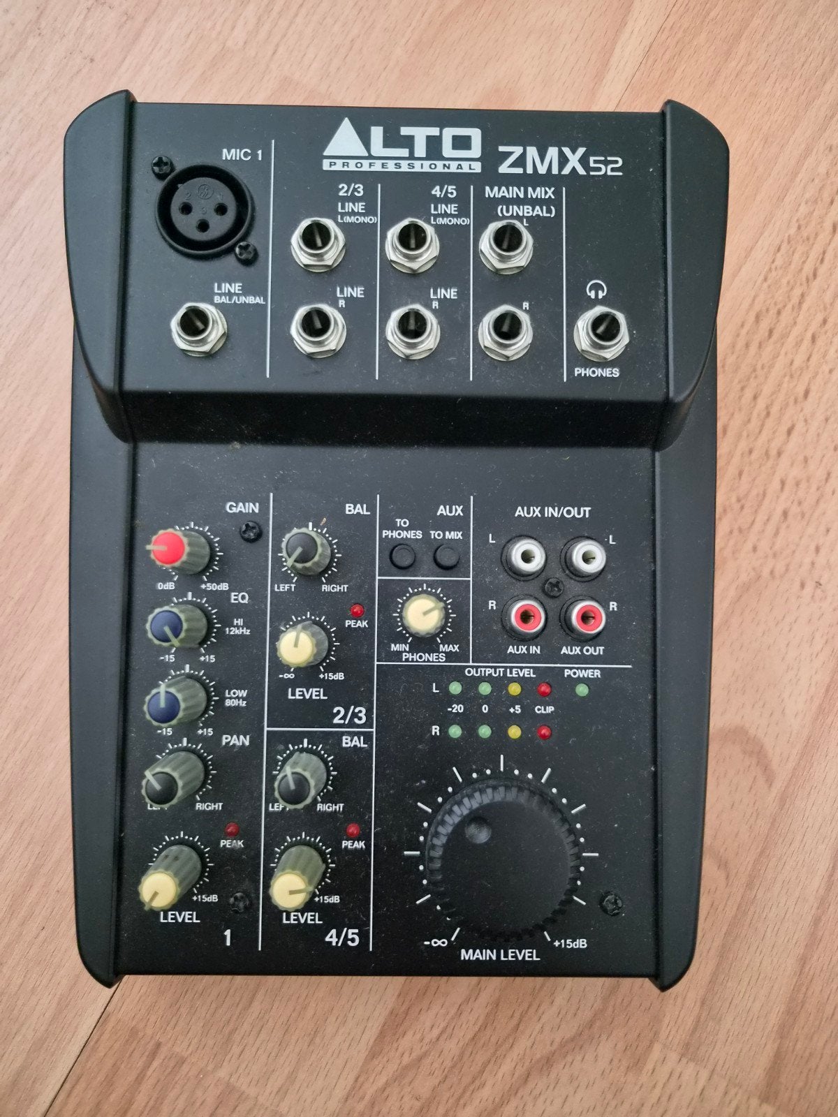Alto ZMX52 mengpaneel, zonder adapter, Ophalen of Verzenden, Zo goed als nieuw