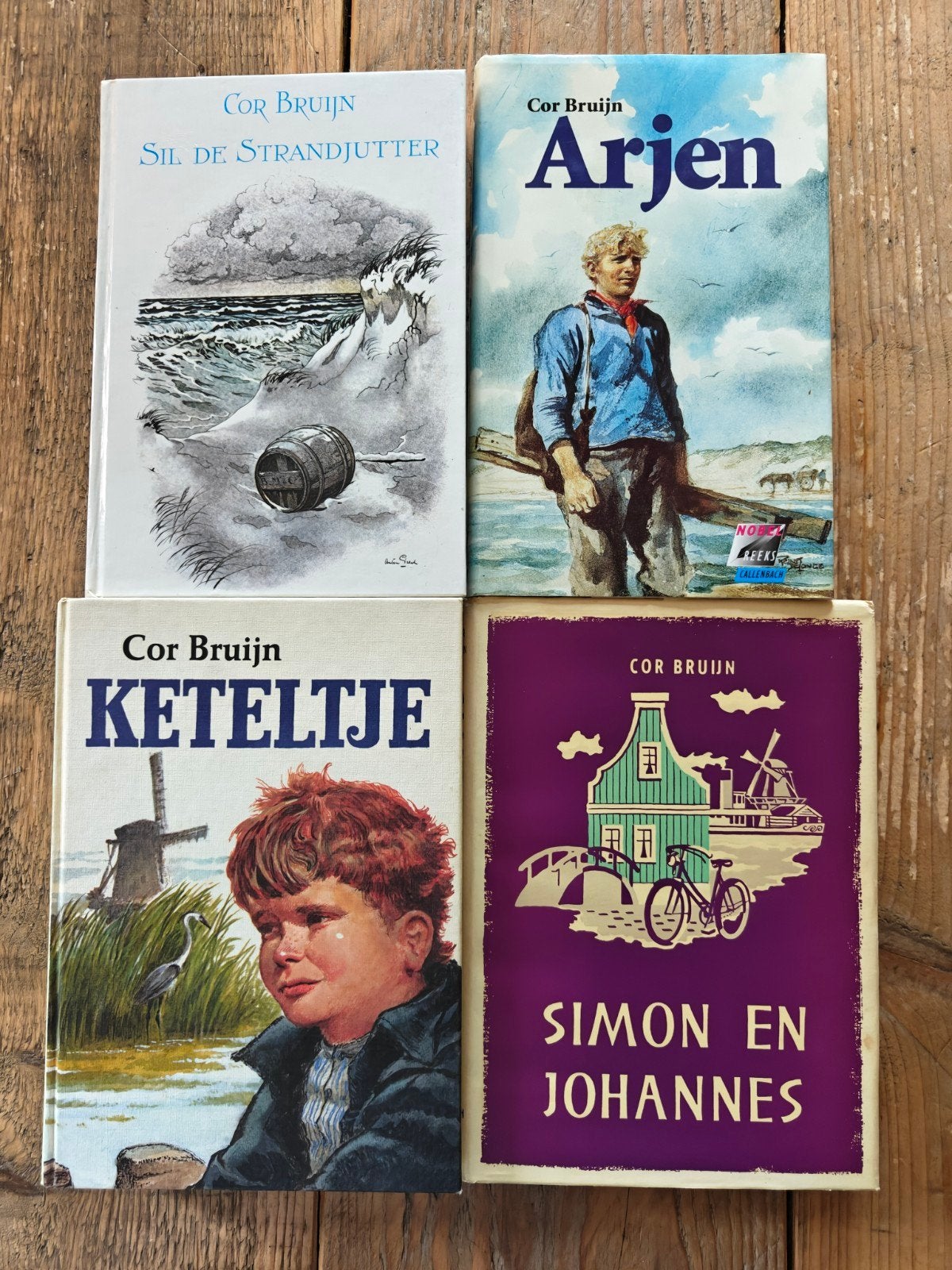 4 Boeken van Cor Bruin., Boeken, Streekboeken en Streekromans, Ophalen of Verzenden, Gelezen