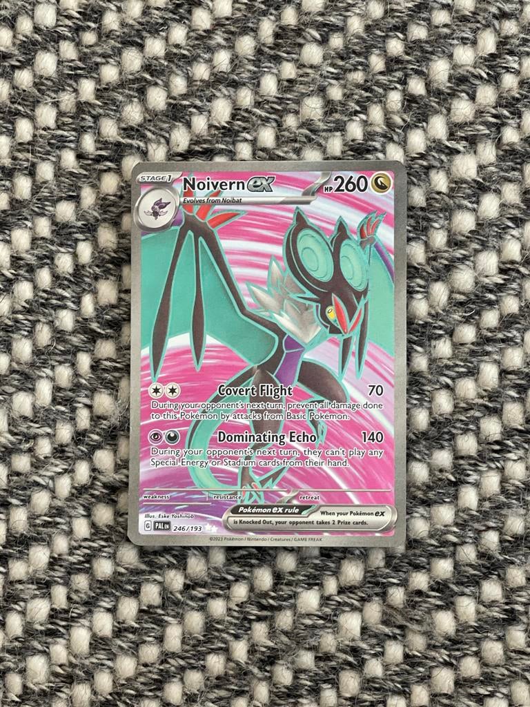 Noivern ex Pokémon kaart, Ophalen of Verzenden, Gebruikt, Losse kaart, Foil
