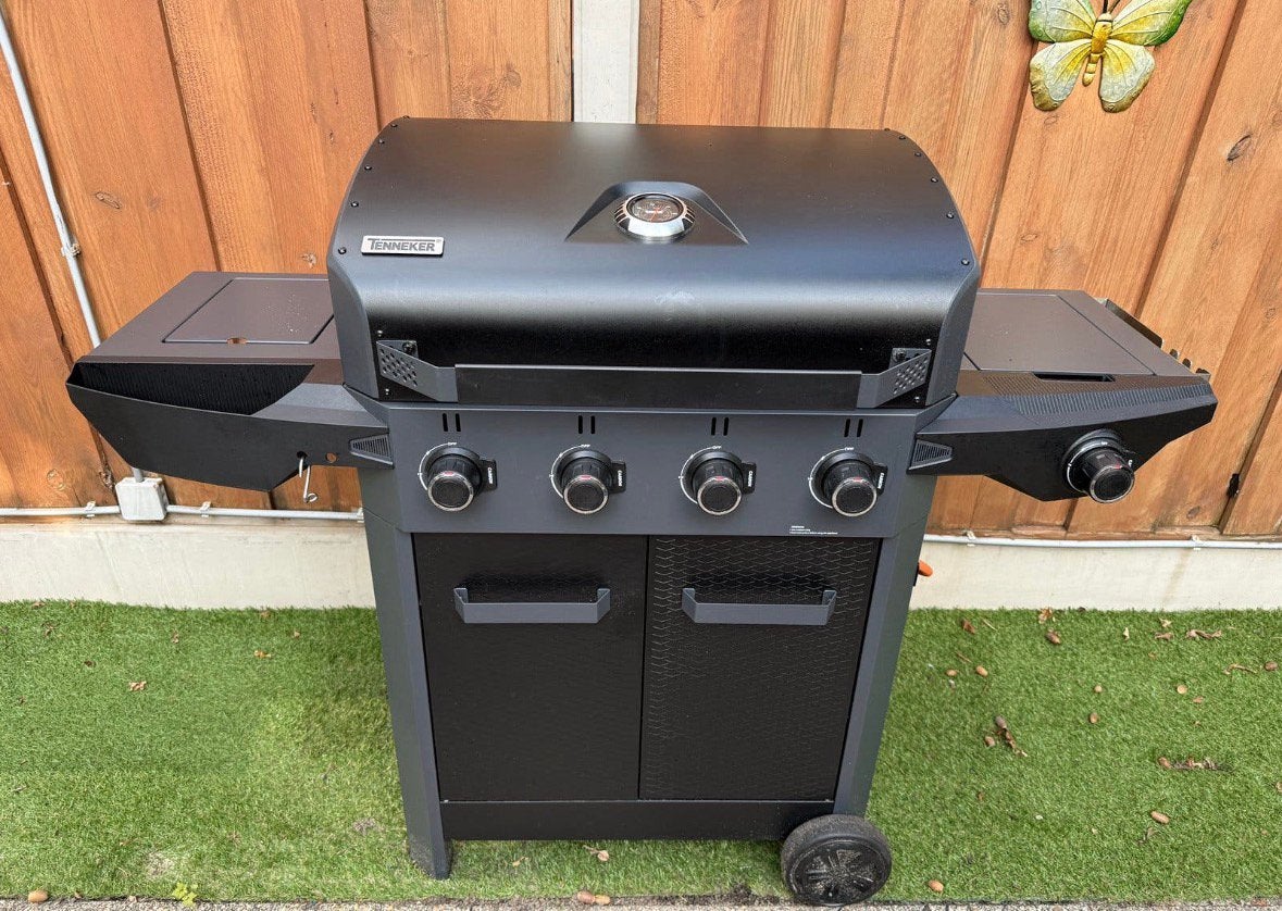 Tenneker gas bbq, Ophalen, Gebruikt