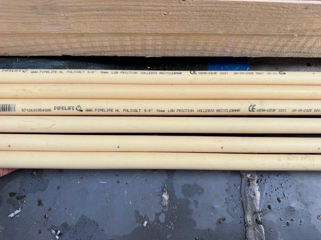 PVC pijp 5/8 16mm, 4m lang, 6st, Ophalen, Nieuw, Overige typen