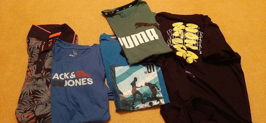 5 T-shirts maat 164, Kinderen en Baby's, Kinderkleding | Maat 164, Ophalen of Verzenden, Zo goed als nieuw, Jongen, Shirt of Longsleeve