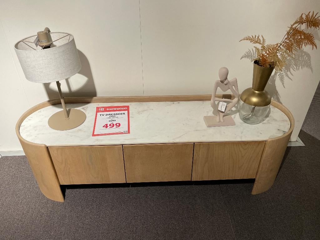 Showroommodel! Tv meubel Don 165cm, Huis en Inrichting, Kasten | Vitrinekasten, Zo goed als nieuw, Minder dan 100 cm, 150 tot 200 cm