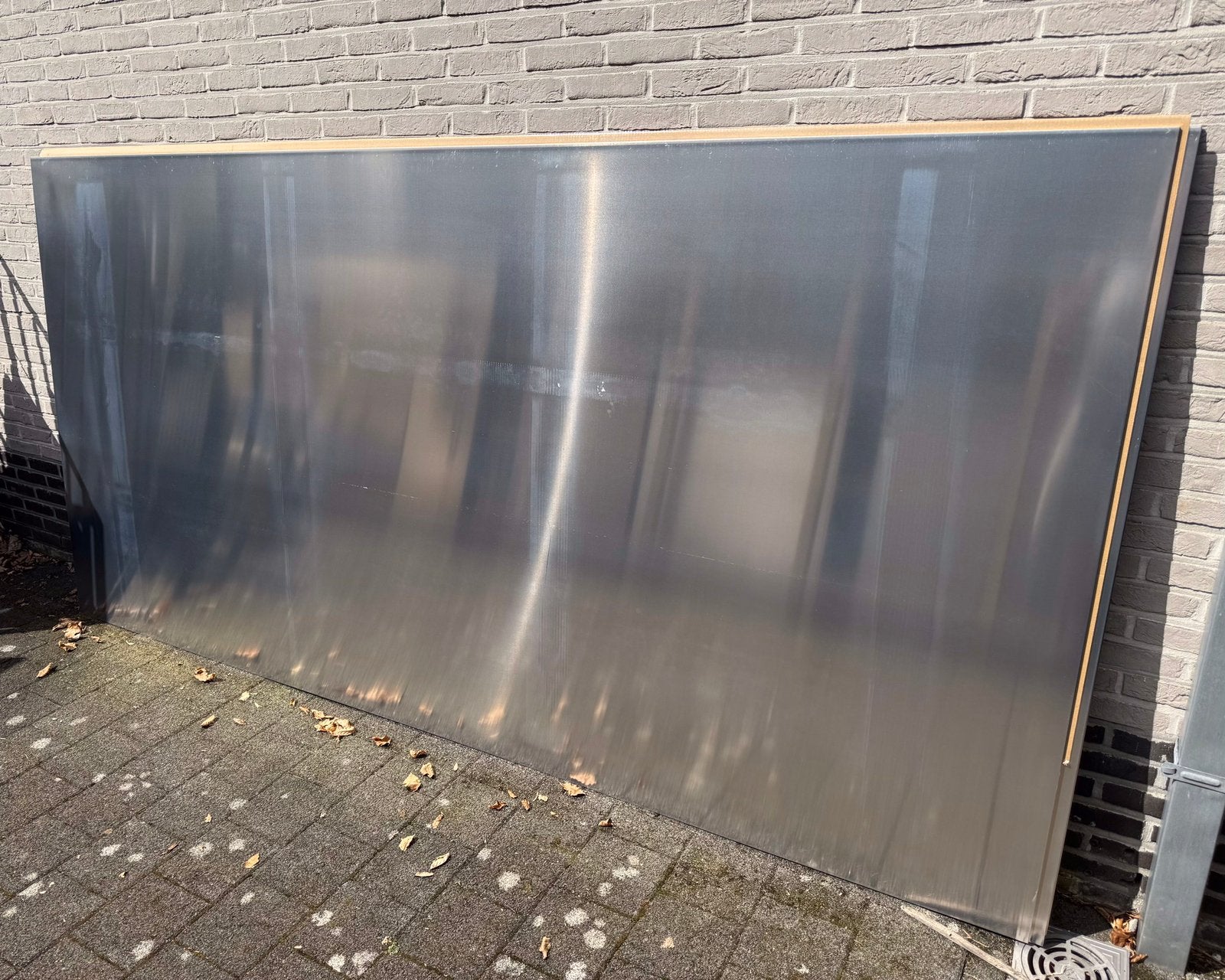 nieuwe vlakke aluminium platen 3m x 1,5m dikte 3mm met folie, Ophalen, Nieuw