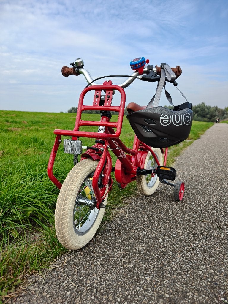 Supersuper Cooper 12 inch Kinderfiets, Fietsen en Brommers, Zijwieltjes, Gebruikt, Ophalen of Verzenden, Minder dan 16 inch
