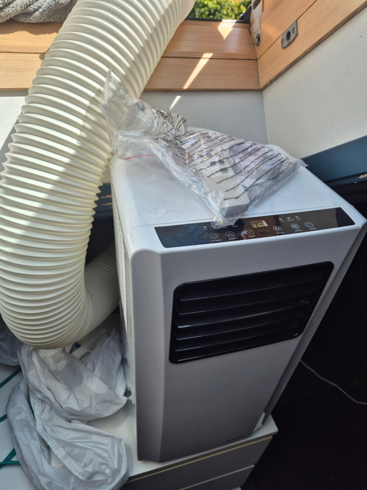 twee stuks! silvercrest mobiele airco 7000btu, Ophalen, Minder dan 60 m³, 3 snelheden of meer, Zo goed als nieuw