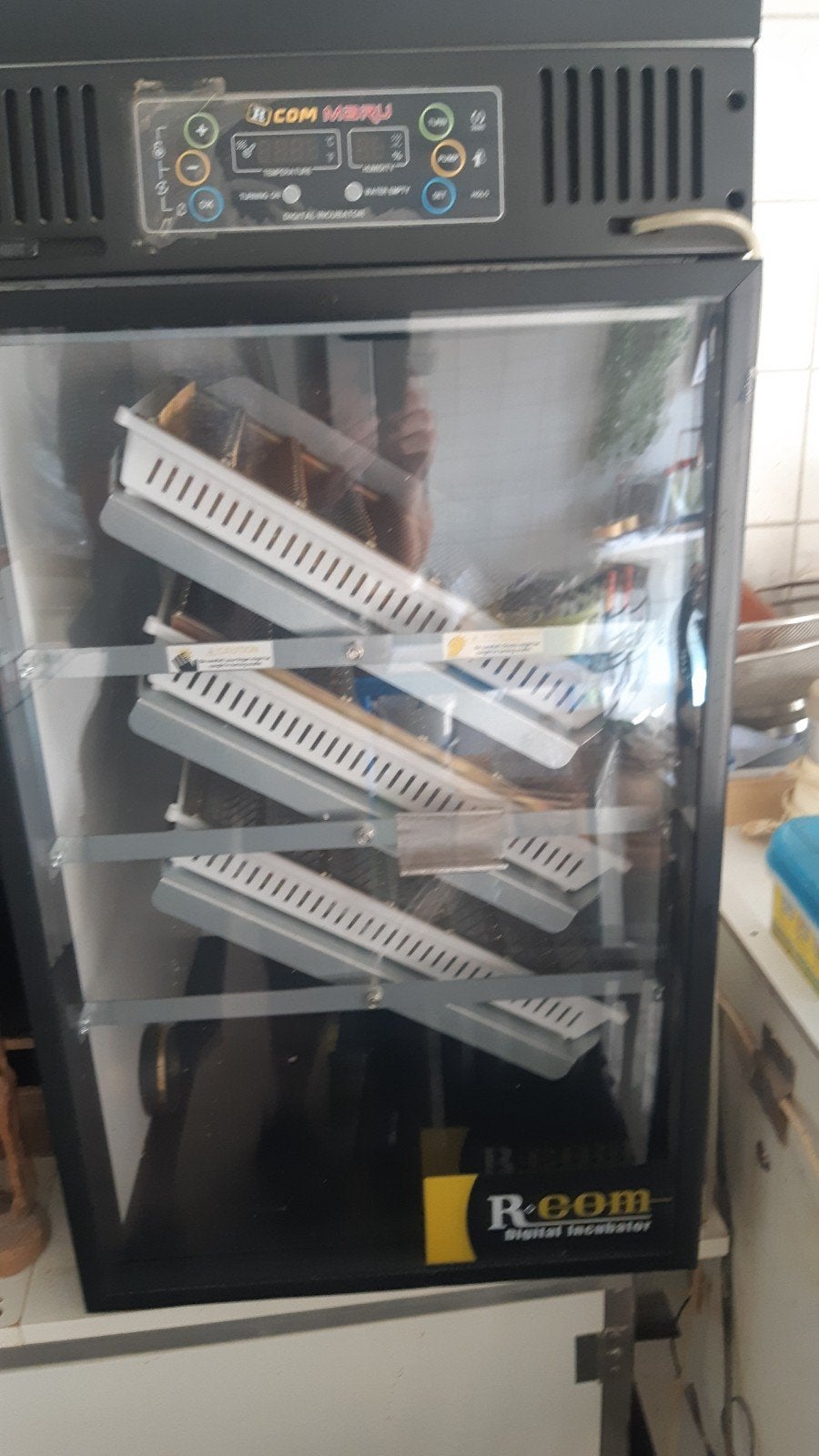 R com CT 190 automatische broedmachine, Dieren en Toebehoren, Pluimvee | Toebehoren, Ophalen, Gebruikt, Broedmachine