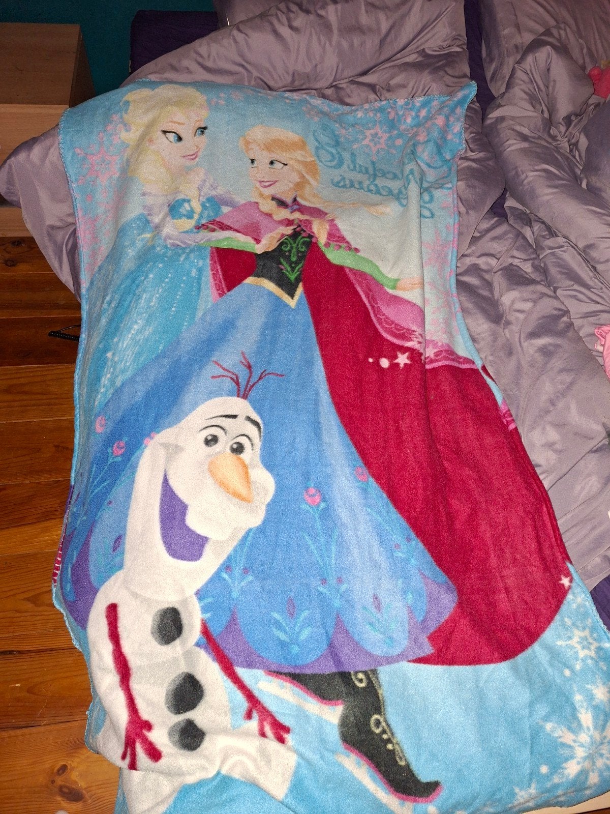 Frozen fleece deken, Gebruikt, Deken of Dekbed, Overige doeleinden, Verzenden