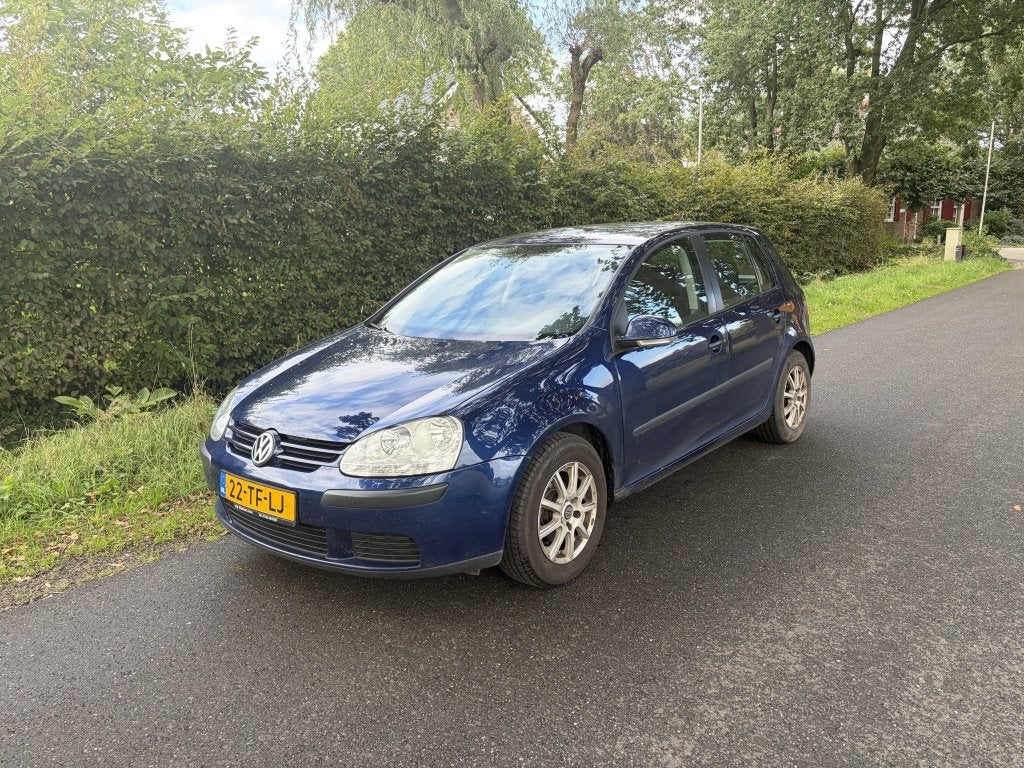 Volkswagen Golf 1.4 FSI Bns line (bj 2006), Auto's, Voorwielaandrijving, Gebruikt, 4 cilinders, Blauw