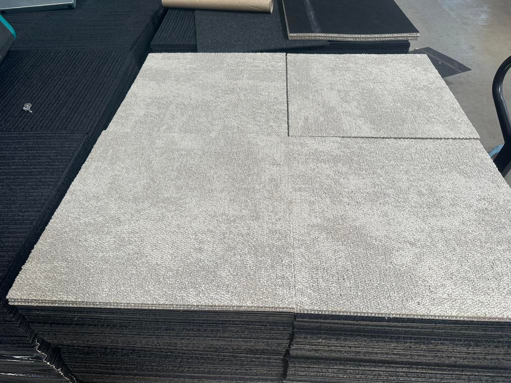 Tapijttegels 50x50 cm interface Nieuw, Ophalen, A, 75 m² of meer, Wit