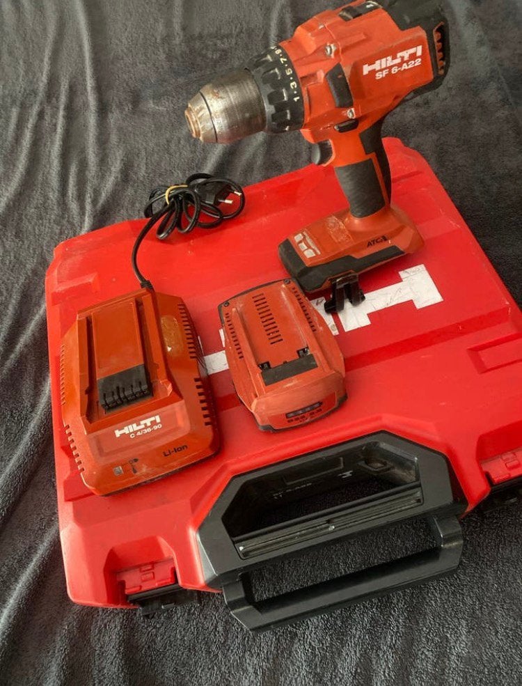 Hilti SF 6-A22 Accuboormachine met 1accu en lader, Ophalen, Zo goed als nieuw, Boor- en Schroefmachine