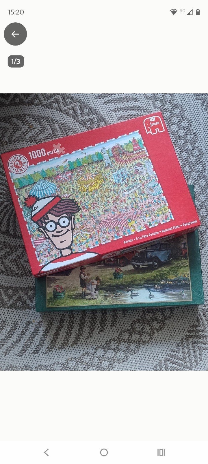 klassieke puzzel en Waar is Wally? Jumbo 1000 stukjes puzzel, Ophalen of Verzenden
