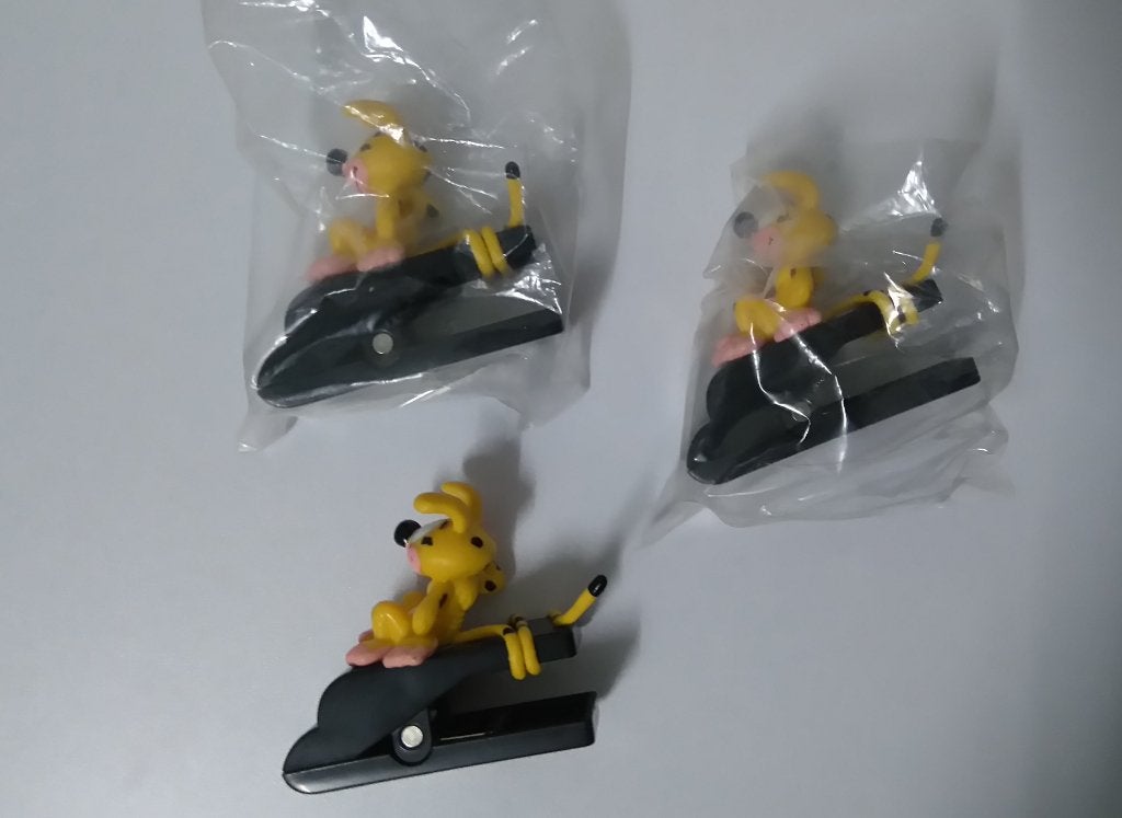 Marsupilami Applause figuur afsluiter klem strip jumbo clip, Verzamelen, Stripfiguren, Verzenden, Overige figuren, Zo goed als nieuw