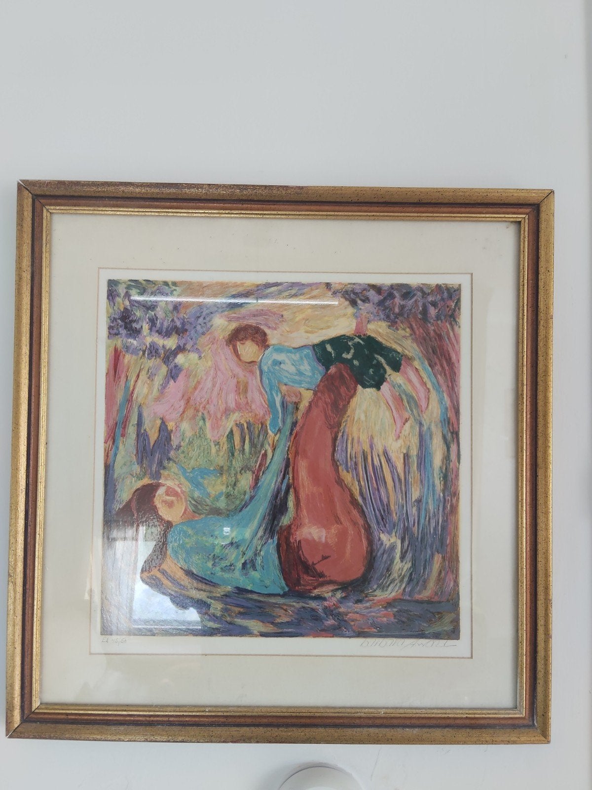 Zeefdruk 'Fun in the Sun' – Barbara A. Wood (Gesigneerd), Antiek en Kunst, Kunst | Litho's en Zeefdrukken, Ophalen of Verzenden