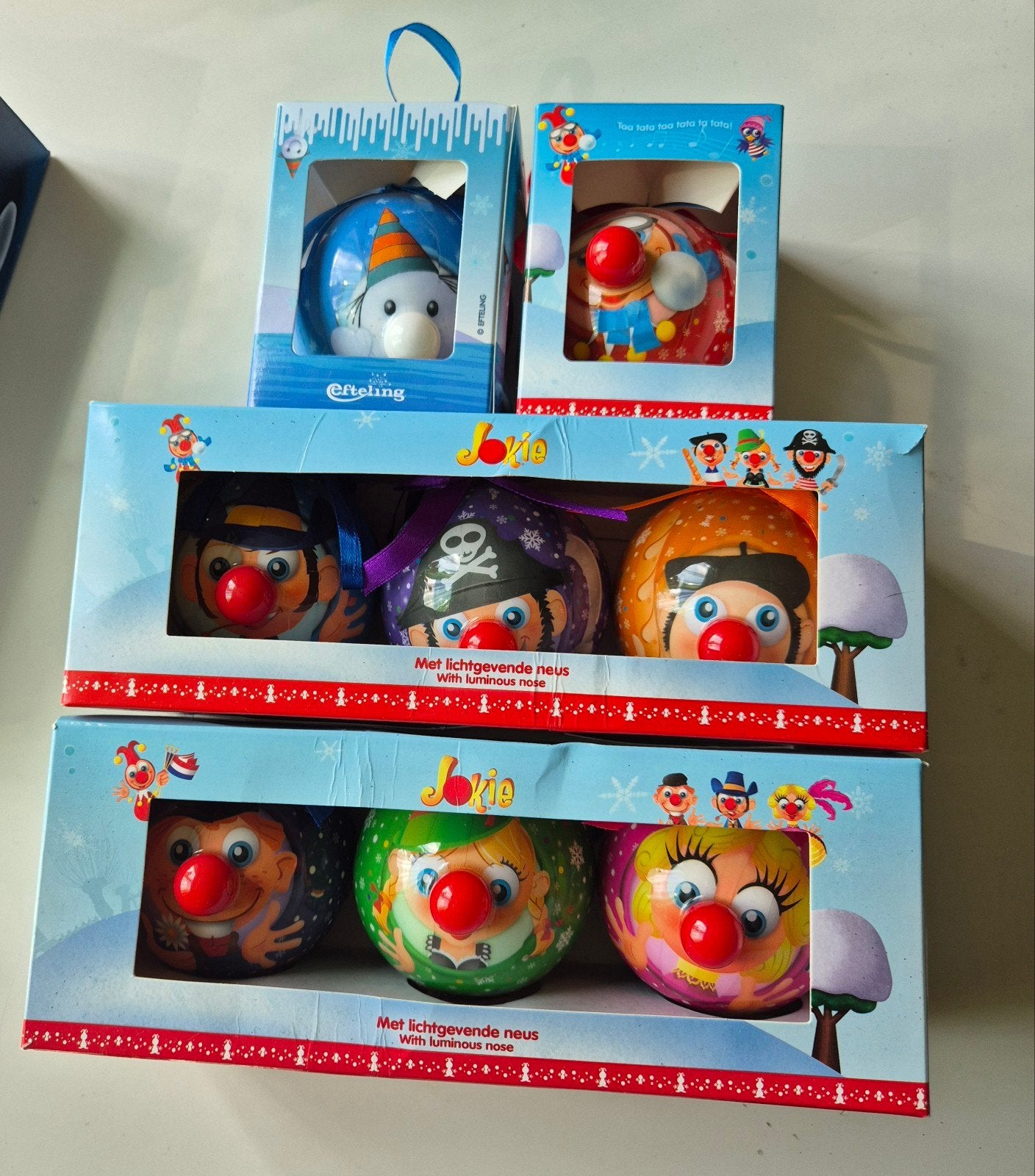 Efteling kerstballen., Ophalen of Verzenden, Zo goed als nieuw