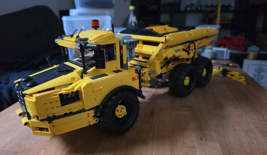 Lego Moc Articulated Dump Truck Designer Han, Lego, Ophalen of Verzenden, Zo goed als nieuw, Technic