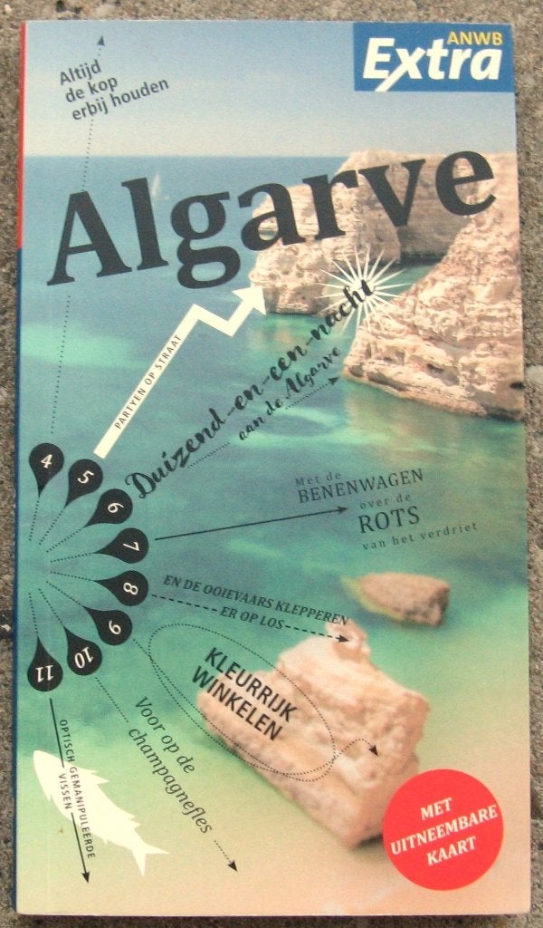 Algarve / Portugal(ANWB-Extra), Europa, Ophalen of Verzenden, Zo goed als nieuw, Reisgids of -boek