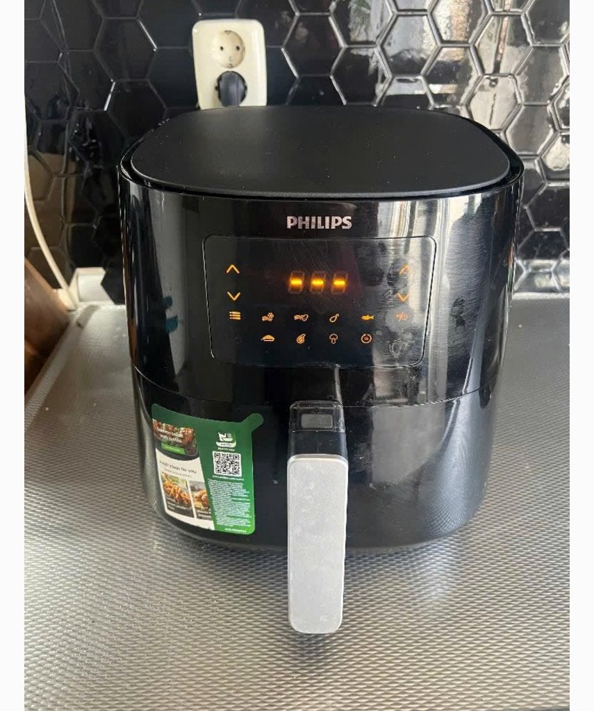 Airfryer Philips XL 6.2L 1.2kg  Slechts 2x gebruikt, Ophalen of Verzenden, Nieuw, Airfryer XL, 1000 t/m 1499 gram