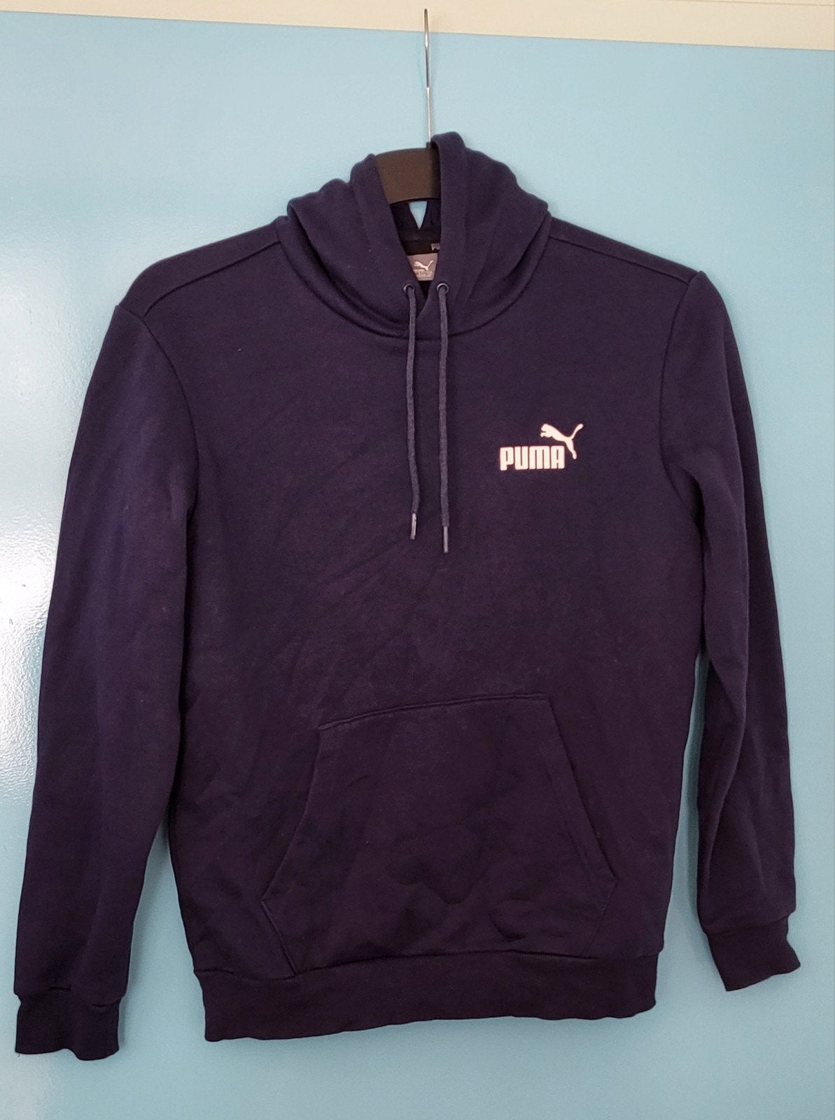 Puma Hoodie, Verzenden, Maat 46 (S) of kleiner, Blauw