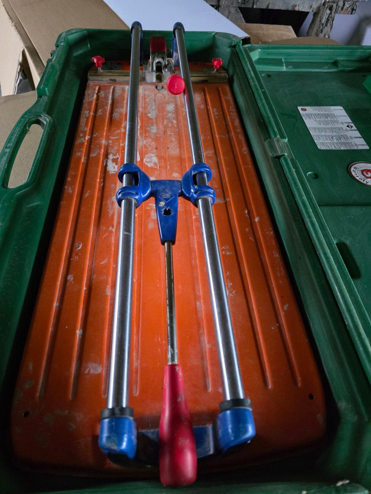 tegelsnijder Rubi ts60 in nette staat, Ophalen of Verzenden, Gebruikt, Snijgereedschap, Rubi