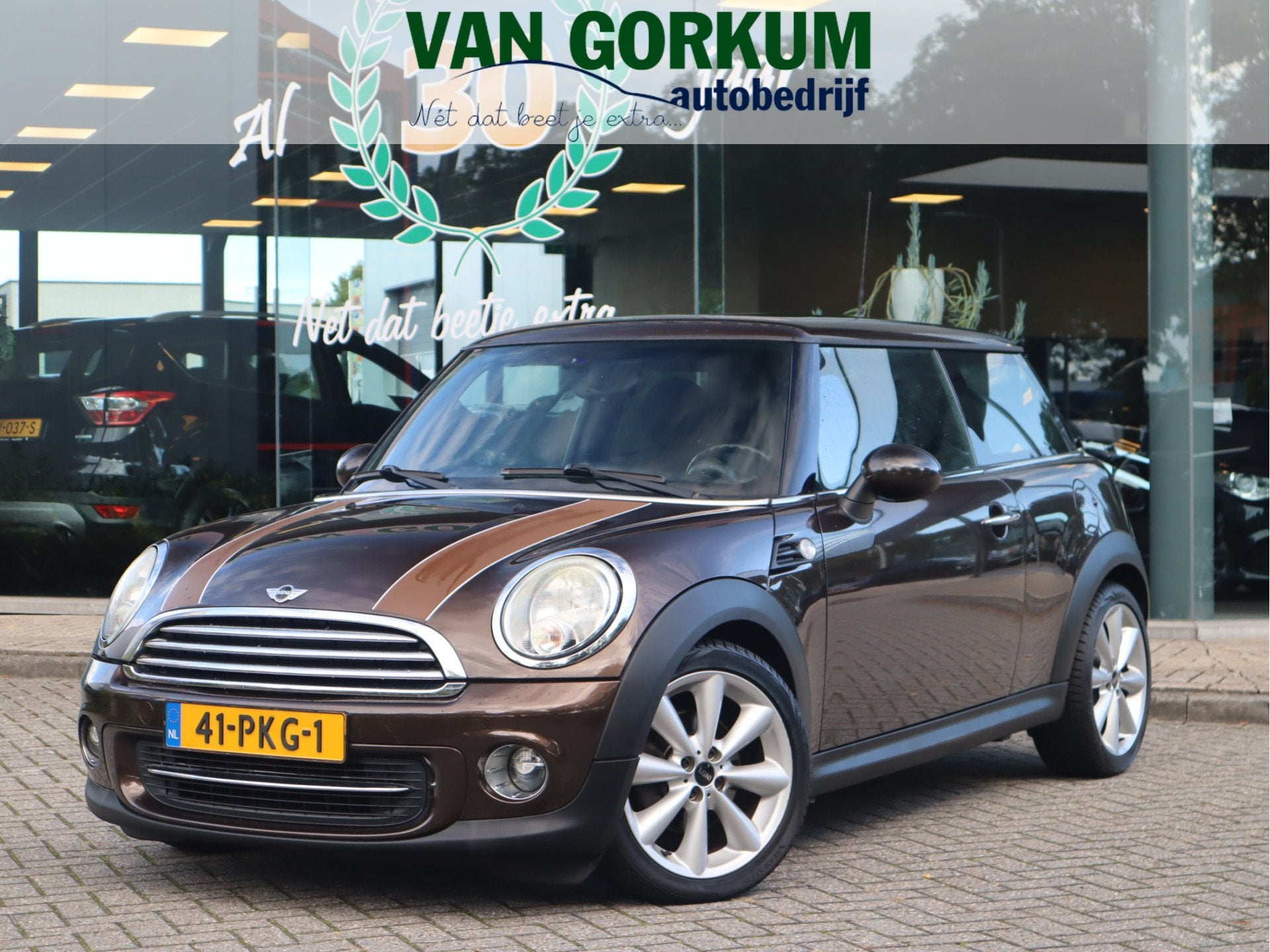 MINI 3-deurs 1.6 One MINIMALIST Business Line Airco / Elekra, Auto's, Voorwielaandrijving, Euro 5, Stof, Bruin