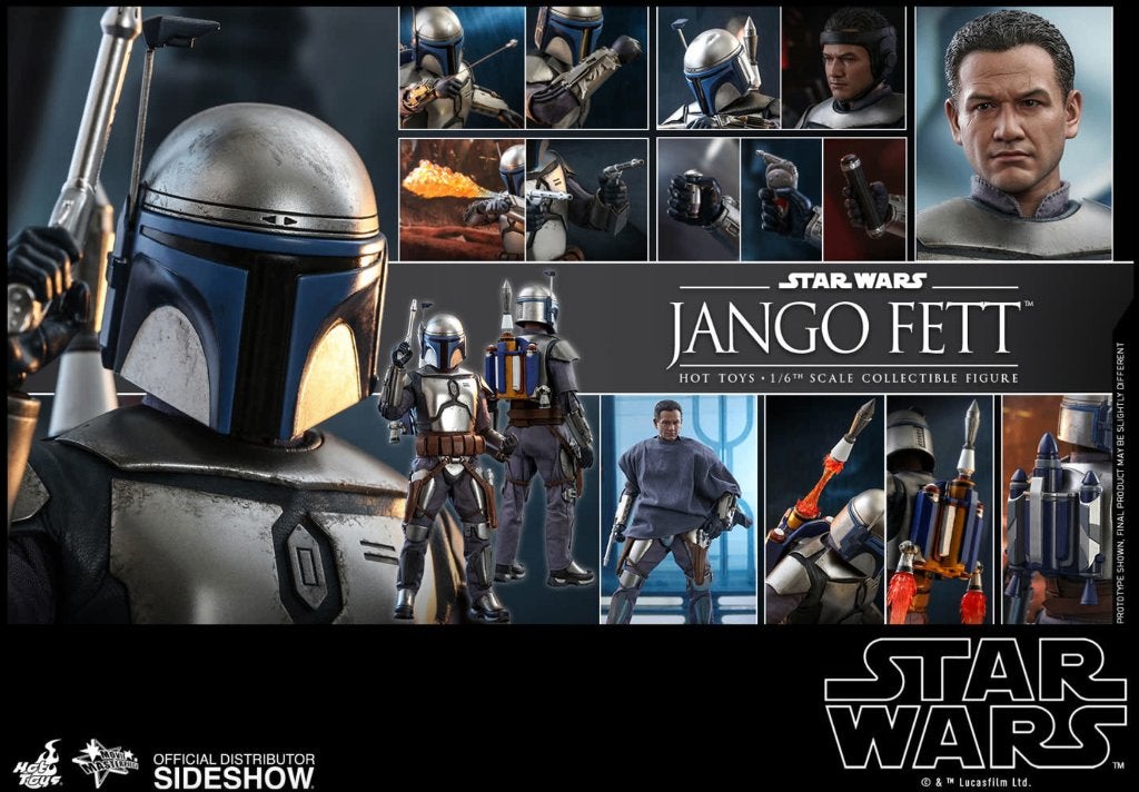 Jango Fett - Star Wars: Episode 2 (Hot Toys MMS589), Verzamelen, Poppetjes en Figuurtjes, Nieuw, Ophalen of Verzenden