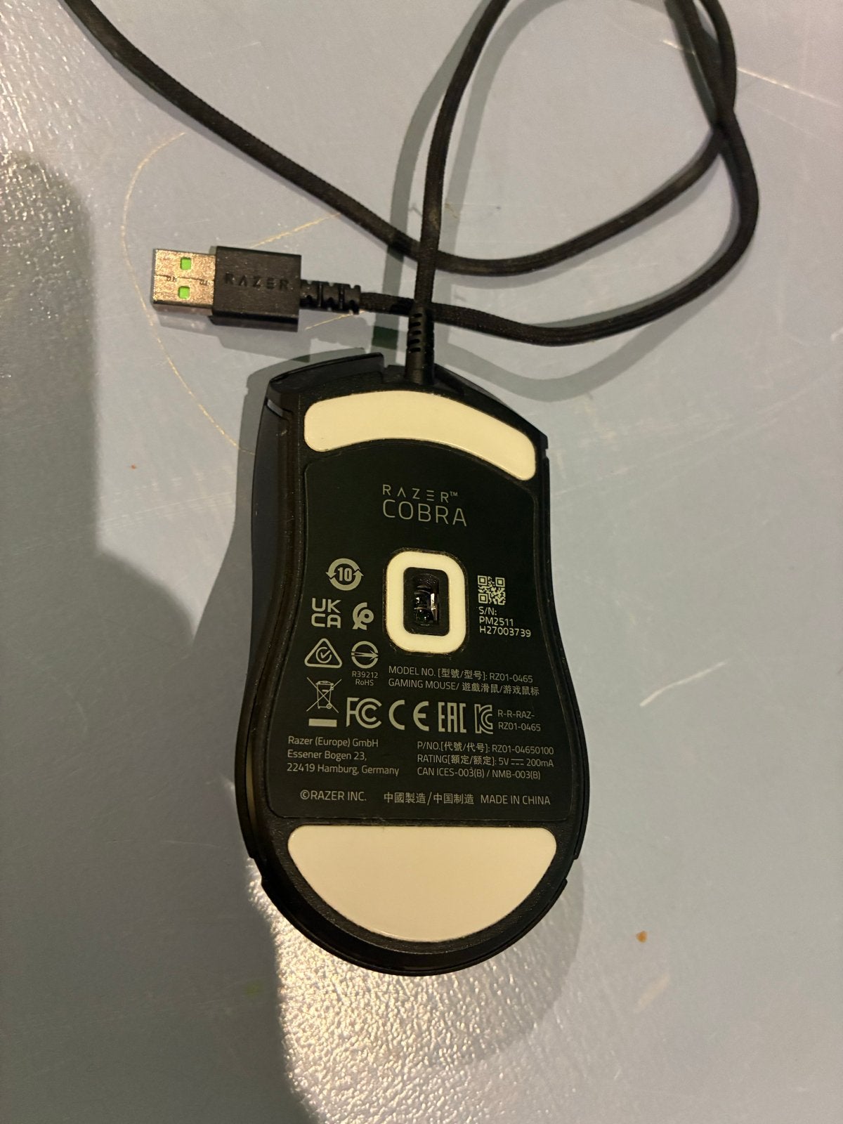 Razer Cobra Bedrade Gaming Muis - Zwart, Computers en Software, Rechtshandig, Muis, Gaming muis, Ophalen of Verzenden
