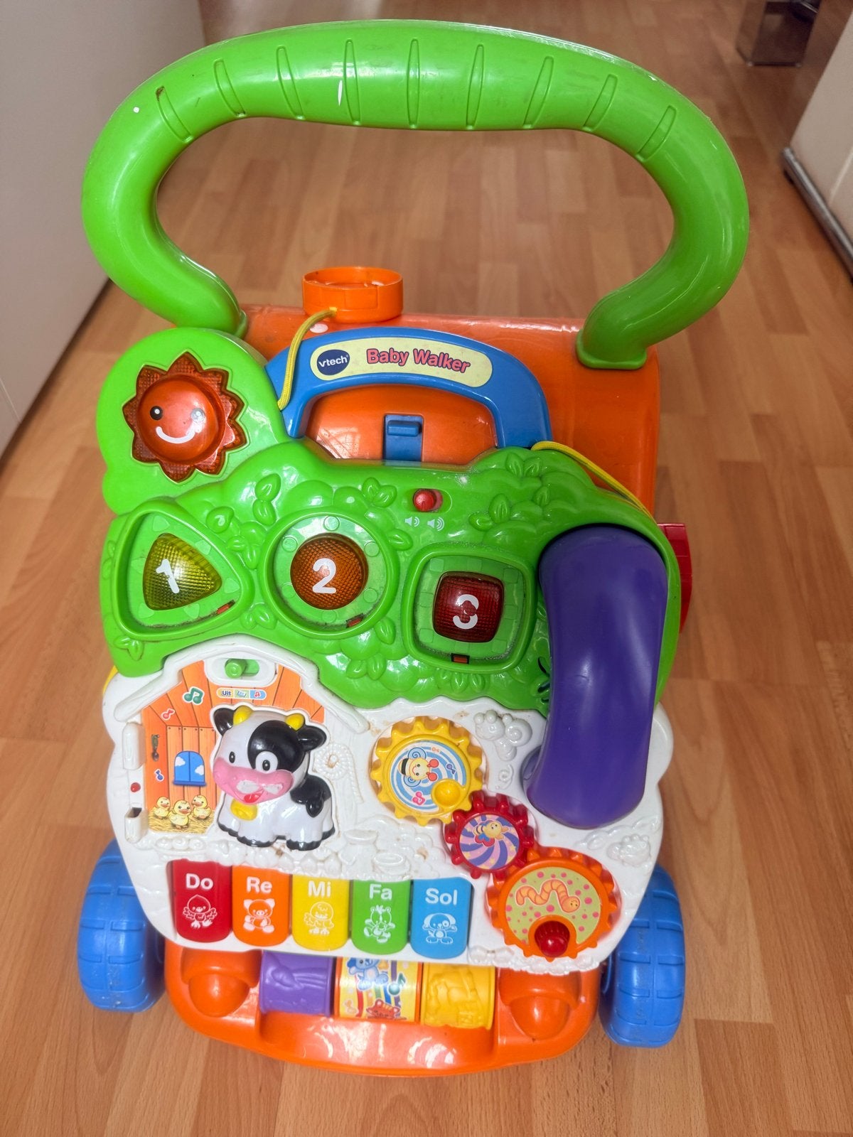 VTech Baby Walker - Interactieve Loopwagen met Muziek, Kinderen en Baby's, Ophalen, Gebruikt, 6 maanden tot 2 jaar